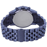 Michael Kors Hutton Chronograph Blue Dial Blue Steel Strap Watch For Men - MK9088 Buy Now By Michael Kors