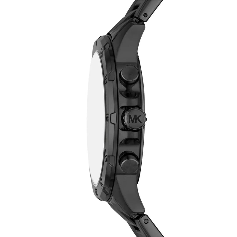Michael Kors Grayson Chronograph Black Dial Black Steel Strap Watch For Men - MK9109 Buy Now By Michael Kors