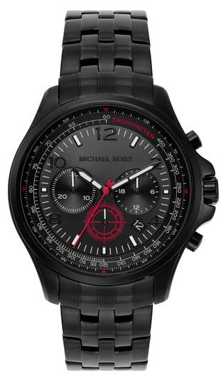 Michael Kors Pilot Chronograph Black Dial Black Steel Strap Watch For Men - MK9127 Buy Now By Michael Kors
