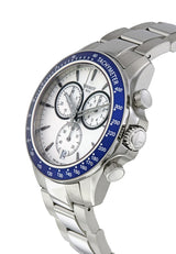 Tissot V8 Quartz T Sport Chronograph White Dial Silver Steel Strap Watch For Men - T106.417.11.031.00 Buy Now By Tissot