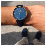 Hugo Boss Jackson Blue Dial Black Leather Strap Watch for Men - 1513371 Buy Now By Hugo Boss