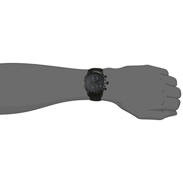 Hugo Boss Rafale Chronograph Black Dial Black Leather Strap Watch For Men - 1513456 Buy Now By Hugo Boss