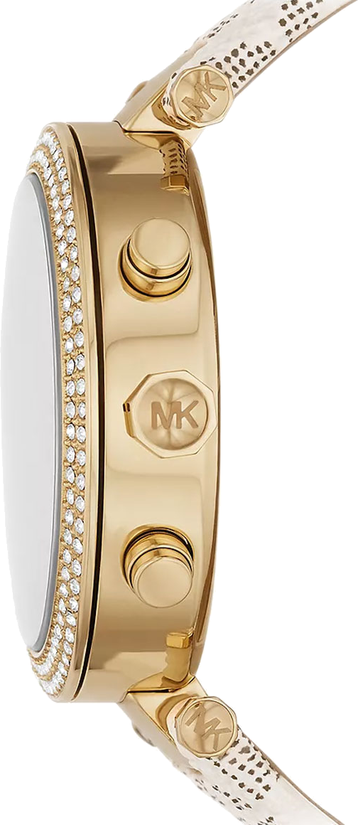 Michael Kors Parker Chronograph White Dial White Leather Strap Watch For Women - MK6916 Buy Now By Michael Kors