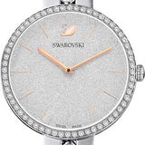 Shop Swarovski Cosmopolitan Diamond Powder Silver Dial Silver Steel Strap Watch for Women - 5517807 in USA