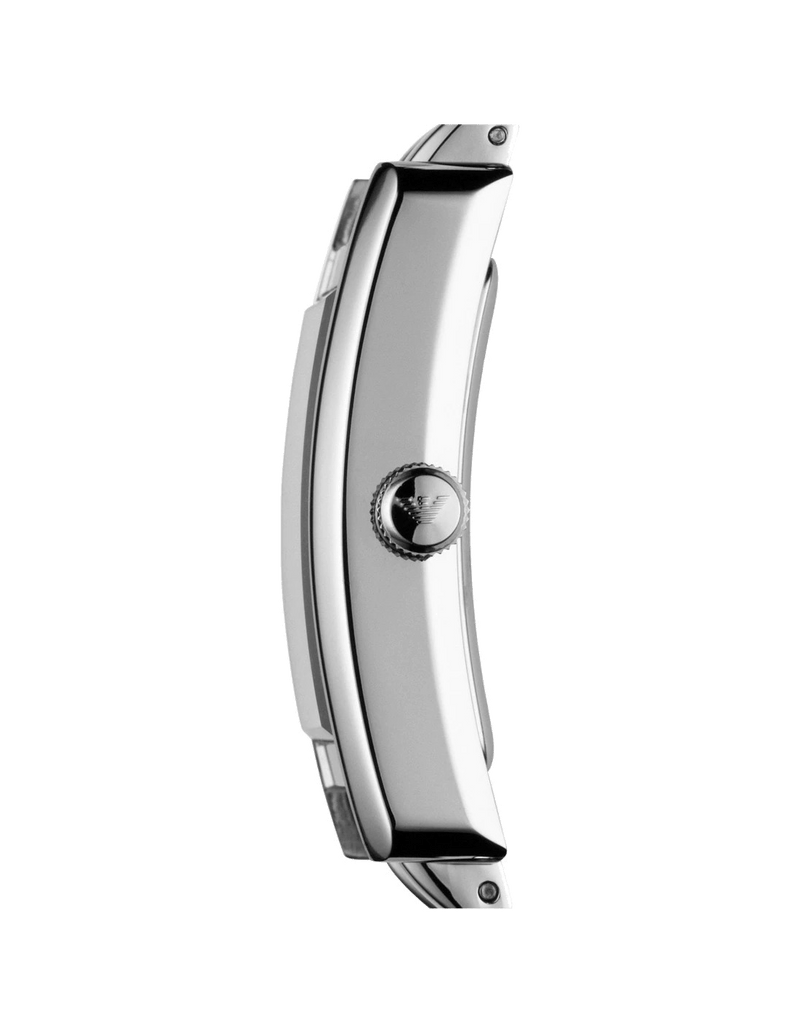 Emporio Armani White Dial Silver Stainless Steel Watch For Women - AR0146 Buy Now By Emporio Armani