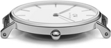 Daniel Wellington Classic Reading White Dial Black Leather Strap Watch For Men - DW00100028 Buy Now By Daniel Wellington