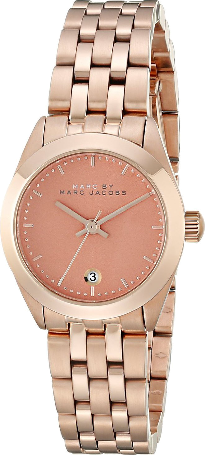 Marc Jacobs Peeker Pink Dial Rose Gold Stainless Steel Strap Watch for Women - MBM3377 Buy Now By Marc Jacobs