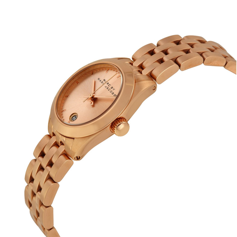 Marc Jacobs Peeker Pink Dial Rose Gold Stainless Steel Strap Watch for Women - MBM3377 Buy Now By Marc Jacobs