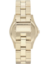 Marc Jacobs Blade Gold Dial Gold Steel Strap Watch for Women - MBM3126 Buy Now By Marc Jacobs