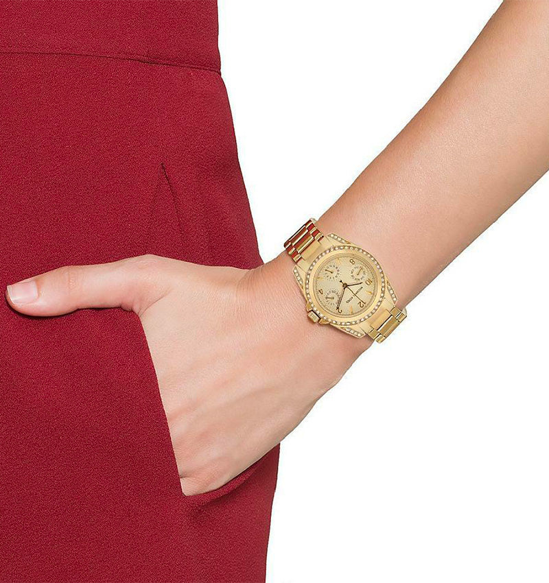 Michael Kors Blair Gold Dial Gold Steel Strap Watch for Women - MK5639 Buy Now By Michael Kors