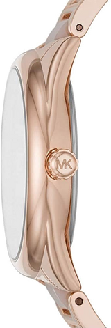 Michael Kors Janelle Three Hand Rose Gold Dial Two Tone Steel Strap Watch For Women - MK7135 Buy Now By Michael Kors