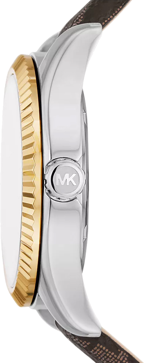 Michael Kors Lexington Silver Dial Brown Leather Strap Watch For Women - MK4745 Buy Now By Michael Kors