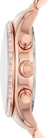 Michael Kors Lexington Chronograph Rose Gold Dial Rose Gold Steel Strap Watch for Women - MK7242 Buy Now By Michael Kors
