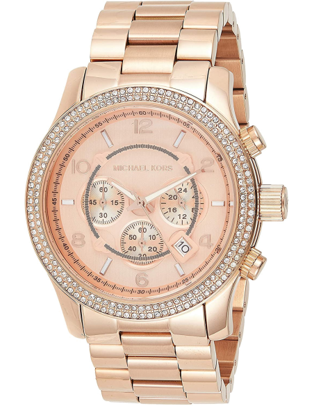 Michael Kors Dylan Rose Gold Dial Rose Gold Steel Strap Watch for Women - MK5576 Buy Now By Michael Kors