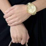 Michael Kors Bradshaw Gold Dial Gold Steel Strap Watch for Women - MK5722 Buy Now By Michael Kors