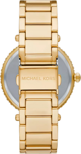 Michael Kors Parker Mother of Pearl White Dial Gold Steel Strap Watch For Women - MK4693 Buy Now By Michael Kors
