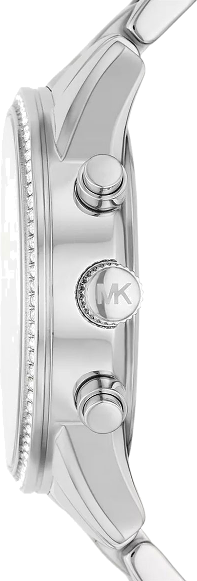 Michael Kors Ritz Chronograph Crystals Silver Dial Silver Steel Strap Watch For Women - MK7301 Buy Now By Michael Kors