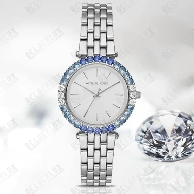 Michael Kors Darci Quartz White Dial Silver Steel Strap Watch For Women - MK4516 Buy Now By Michael Kors