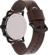 Fossil Commuter Chronograph Black Dial Brown Leather Strap Watch for Men - FS5403 Buy Now By Fossil