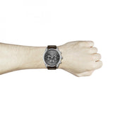 Hugo Boss Contemporary Sport Driver Black Dial Black Leather Strap Watch for Men - 1513085