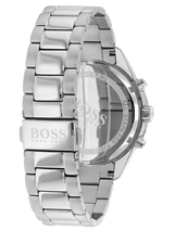Shop Hugo Boss Talent Blue Dial Silver Steel Strap Watch for Men - 1513582 in USA