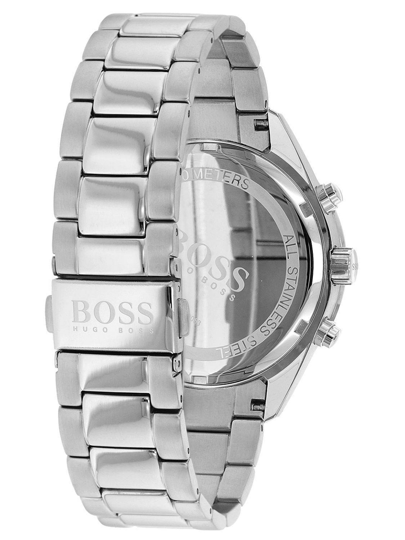 Shop Hugo Boss Talent Blue Dial Silver Steel Strap Watch for Men - 1513582 in USA