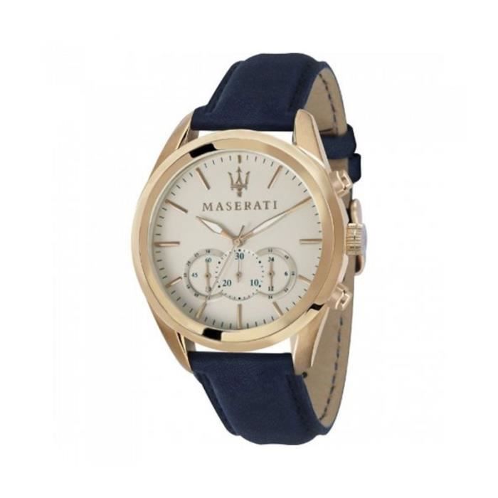 Maserati Traguardo Chronograph Grey Dial Leather Strap Men's Watch - R8871612016 Buy Now By Maserati