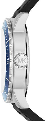 Michael Kors Cunningham Multifunction Blue Dial Black Rubber Strap Watch For Men - MK7160 Buy Now By Michael Kors