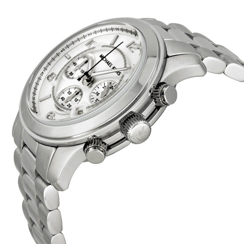 Michael Kors Runway Silver Dial Silver Steel Strap Watch for Men- MK8086 Buy Now By Michael Kors