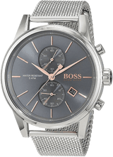 Hugo Boss Jet Chronograph Grey Dial Silver Mesh Bracelet Watch for Men - 1513440 Buy Now By Hugo Boss