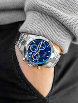 Hugo Boss Hero Sport Blue Dial Silver Steel Strap Watch for Men - 1513755 Buy Now By Hugo Boss