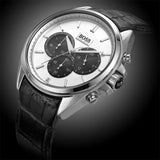 Hugo Boss Driver Chronograph Quartz Silver Dial Black Leather Strap Watch For Men - 1512880 Buy Now By Hugo Boss