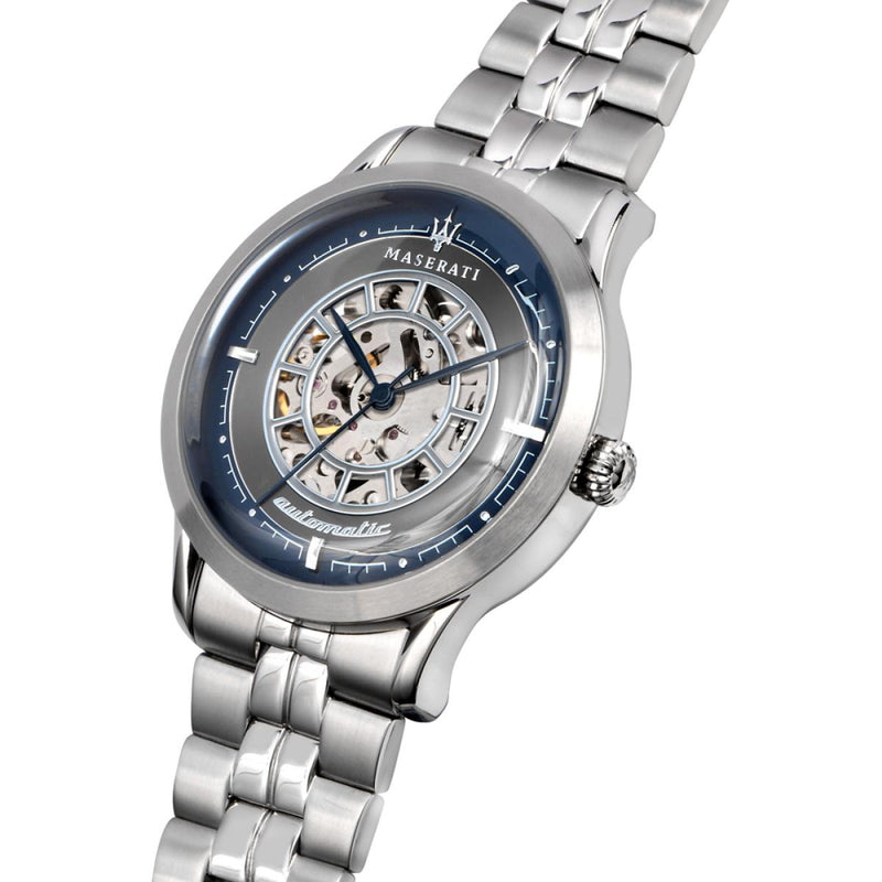 Maserati Ricordo Automatic Gray Dial Silver Steel Strap Watch For Men - R8823133003 Buy Now By Maserati