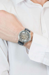 Maserati Epoca Automatic Skeleton Dial Black Leather Strap Watch For Men - R8821118002 Buy Now By Maserati