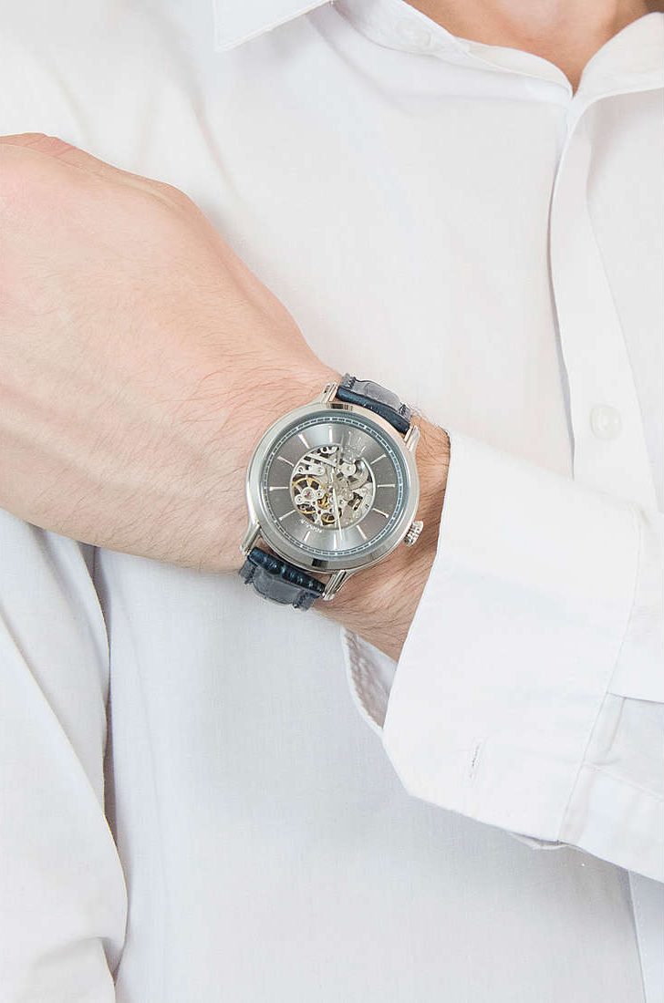Maserati Epoca Automatic Skeleton Dial Black Leather Strap Watch For Men - R8821118002 Buy Now By Maserati