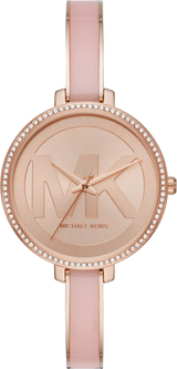Michael Kors Jaryn Analog Rose Gold Dial Pink Steel Strap Watch For Women - MK4545 Buy Now By Michael Kors