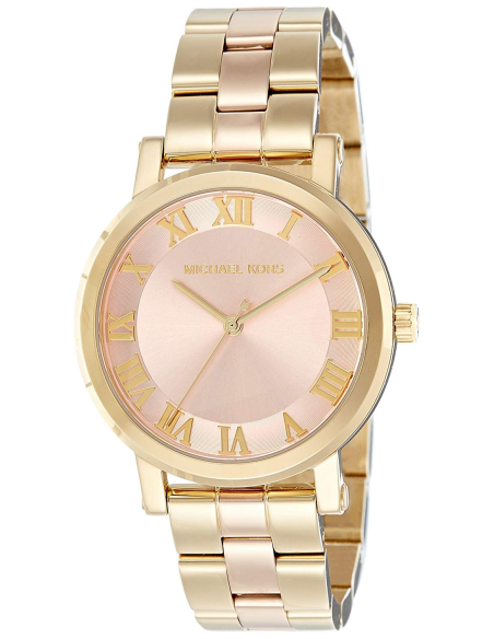 Michael Kors Norie Gold Dial Two Tone Steel Strap Watch for Women - MK3586 Buy Now By Michael Kors