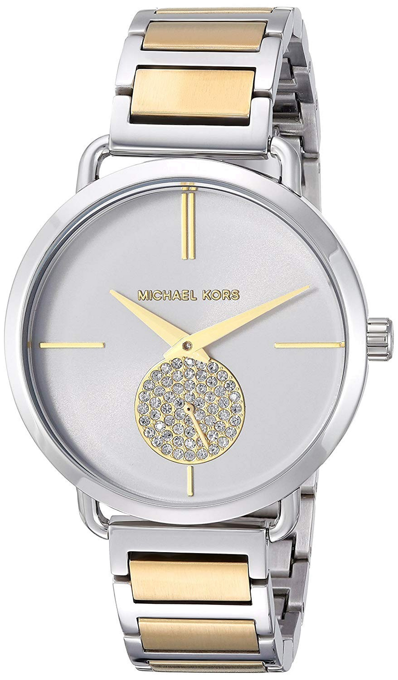 Michael Kors Silver Dial Two Tone Steel Strap Watch for Women - MK3679 Buy Now By Michael Kors