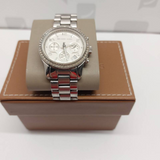 Michael Kors Brinkley Silver Dial with Diamonds Silver Steel Strap Watch for Women - MK5083 Buy Now By Michael Kors
