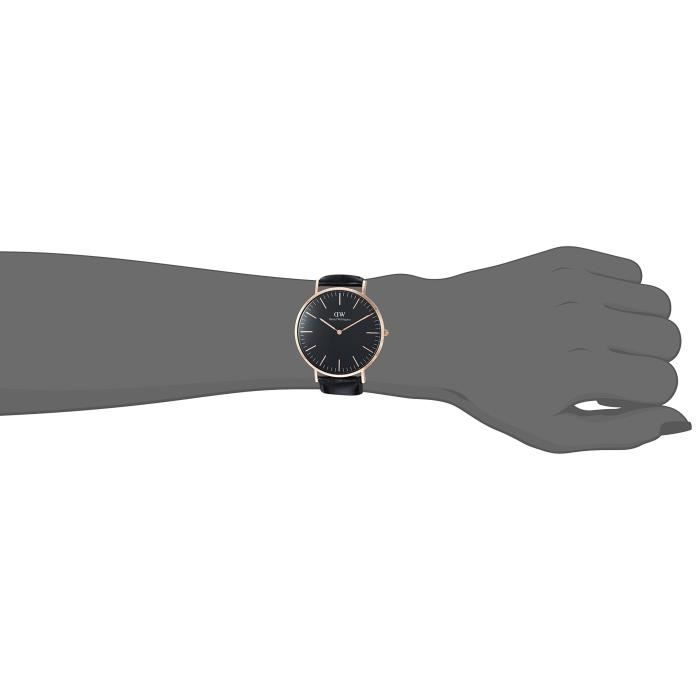 Daniel Wellington Classic Reading Black Dial Black Leather Strap Watch For Men - DW00100129 Buy Now By Daniel Wellington