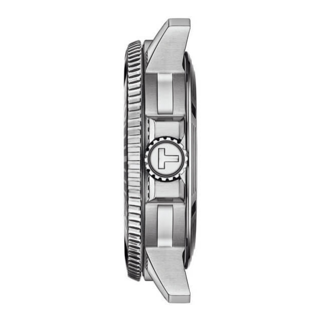 Tissot T Sport Seastar 1000 Powermatic Silicium Blue Dial Silver Steel Strap Watch For Men - T120.407.11.041.01 Buy Now By Tissot