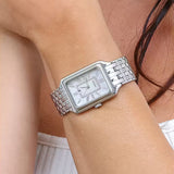 Fossil Raquel Three Hand Date Mother of Pearl Dial Silver Steel Strap Watch for Women - ES5306 Buy Now By Fossil