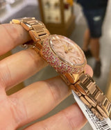 Michael Kors Mini Camille Multifunction Rose Gold Dial Rose Gold Steel Strap Watch For Women - MK7273 Buy Now By Michael Kors
