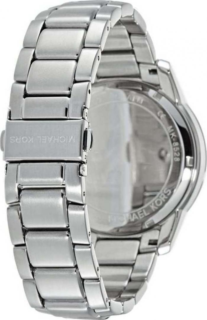 Michael Kors Ryker Chronograph Black Dial Silver Steel Strap Watch For Men - MK8528 Buy Now By Michael Kors