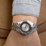 Marc Jacobs Henry White Dial Silver Steel Strap Watch for Women - MBM3291 Buy Now By Marc Jacobs