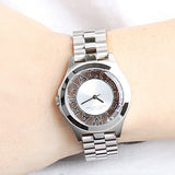 Marc Jacobs Henry White Dial Silver Steel Strap Watch for Women - MBM3291 Buy Now By Marc Jacobs
