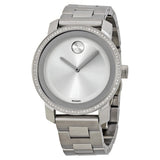 Shop Movado Bold Diamonds Silver Dial Silver Steel Strap Watch for Women - 3600149 in USA