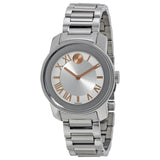 Shop Movado Bold Silver Dial Silver Steel Strap Watch for Women - 3600244 in USA