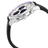 Shop Movado Heritage Calendoplan Chronograph Silver Dial Black Leather Strap Watch for Men - 3650024 in USA