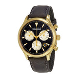 Movado Heritage Chronograph Calendoplan Blue Dial Black Leather Strap Watch for Men - 3650006 Buy Now By Movado